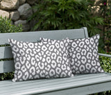 Cheya Zebra Print Indoor/Outdoor Reversible Rectangular Pillow