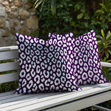 Cheya Zebra Print Indoor/Outdoor Reversible Square Pillow
