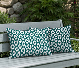 Cheya Zebra Print Indoor/Outdoor Reversible Rectangular Pillow
