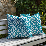 Cheya Zebra Print Indoor/Outdoor Reversible Square Pillow