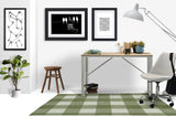 Chico low pile chair mat in Cilantro