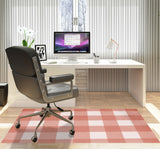Chico low pile chair mat in Coral