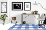 Chico low pile chair mat in Corn Flower