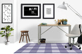Chico low pile chair mat in Iris
