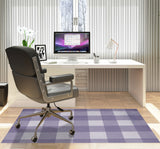 Chico low pile chair mat in Iris