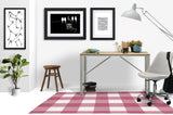 Chico low pile chair mat in Magenta