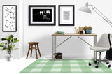 Chico low pile chair mat in Mint