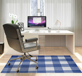 Chico low pile chair mat in Navy Blue