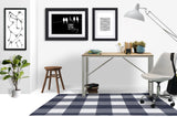 Chico low pile chair mat in Night Navy