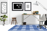 Chico low pile chair mat in Pigeonblue