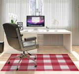 Chico low pile chair mat in Red
