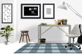 Chico low pile chair mat in Slate