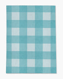 Chico low pile chair mat in Turquoise