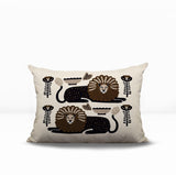 Chiga Lion Reversible Indoor/Outdoor Rectangular Pillow