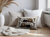 Chiga Lion Reversible Indoor/Outdoor Rectangular Pillow