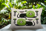 Chiga Lion Reversible Indoor/Outdoor Rectangular Pillow