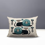 Chiga Lion Reversible Indoor/Outdoor Rectangular Pillow