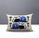 Chiga Lion Reversible Indoor/Outdoor Rectangular Pillow