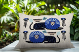Chiga Lion Reversible Indoor/Outdoor Rectangular Pillow