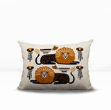 Chiga Lion Reversible Indoor/Outdoor Rectangular Pillow