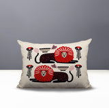 Chiga Lion Reversible Indoor/Outdoor Rectangular Pillow
