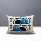 Chiga Lion Reversible Indoor/Outdoor Rectangular Pillow