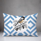 Chikadee Indoor/Outdoor Reversible Rectangular Pillow