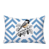 Chikadee Indoor/Outdoor Reversible Rectangular Pillow