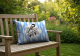 Chikadee Indoor/Outdoor Reversible Rectangular Pillow