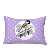 Chikadee Indoor/Outdoor Reversible Rectangular Pillow