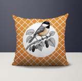 Chikadee Indoor/Outdoor Reversible Square Pillow