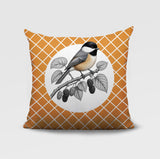 Chikadee Indoor/Outdoor Reversible Square Pillow