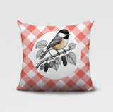 Chikadee Indoor/Outdoor Reversible Square Pillow