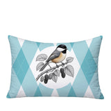 Chikadee Indoor/Outdoor Reversible Rectangular Pillow