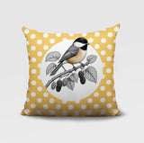 Chikadee Indoor/Outdoor Reversible Square Pillow
