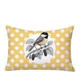 Chikadee Indoor/Outdoor Reversible Rectangular Pillow