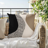 Chiva Abstract Reversible Indoor/Outdoor Square Pillow
