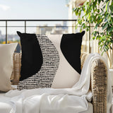 Chiva Abstract Reversible Indoor/Outdoor Square Pillow