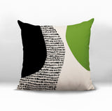 Chiva Abstract Reversible Indoor/Outdoor Square Pillow