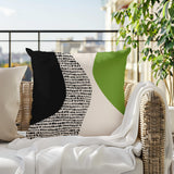 Chiva Abstract Reversible Indoor/Outdoor Square Pillow