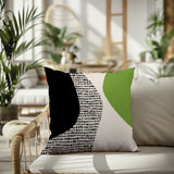 Chiva Abstract Reversible Indoor/Outdoor Square Pillow