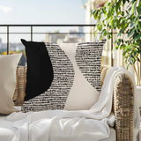 Chiva Abstract Reversible Indoor/Outdoor Square Pillow