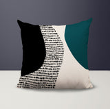 Chiva Abstract Reversible Indoor/Outdoor Square Pillow