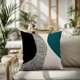 Chiva Abstract Reversible Indoor/Outdoor Square Pillow