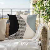 Chiva Abstract Reversible Indoor/Outdoor Square Pillow