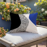 Chiva Abstract Reversible Indoor/Outdoor Rectangular Pillow