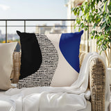 Chiva Abstract Reversible Indoor/Outdoor Square Pillow