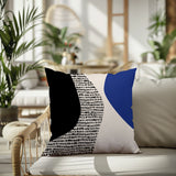 Chiva Abstract Reversible Indoor/Outdoor Square Pillow