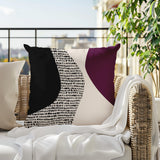 Chiva Abstract Reversible Indoor/Outdoor Square Pillow