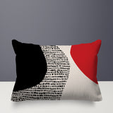 Chiva Abstract Reversible Indoor/Outdoor Rectangular Pillow